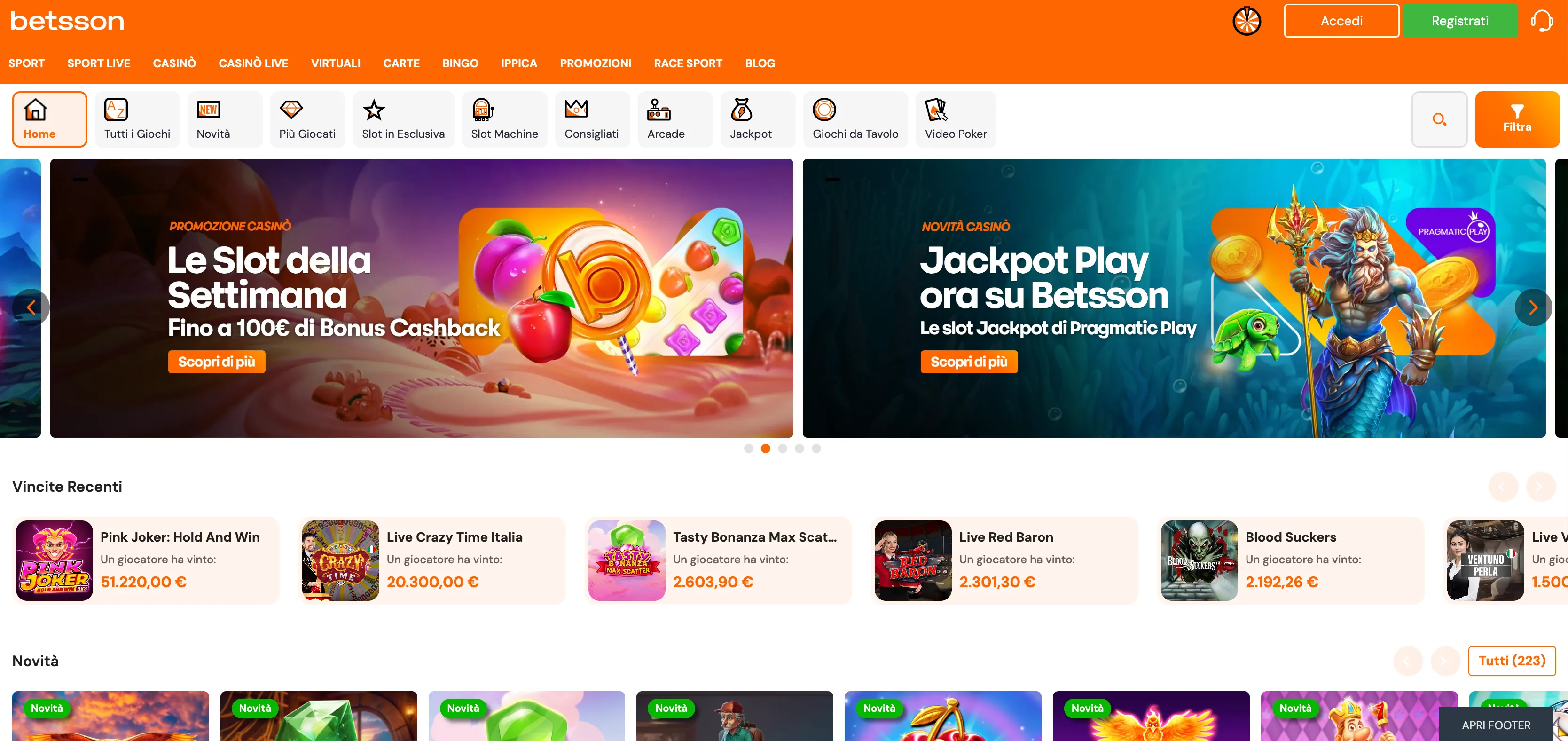 Betsson Casinò